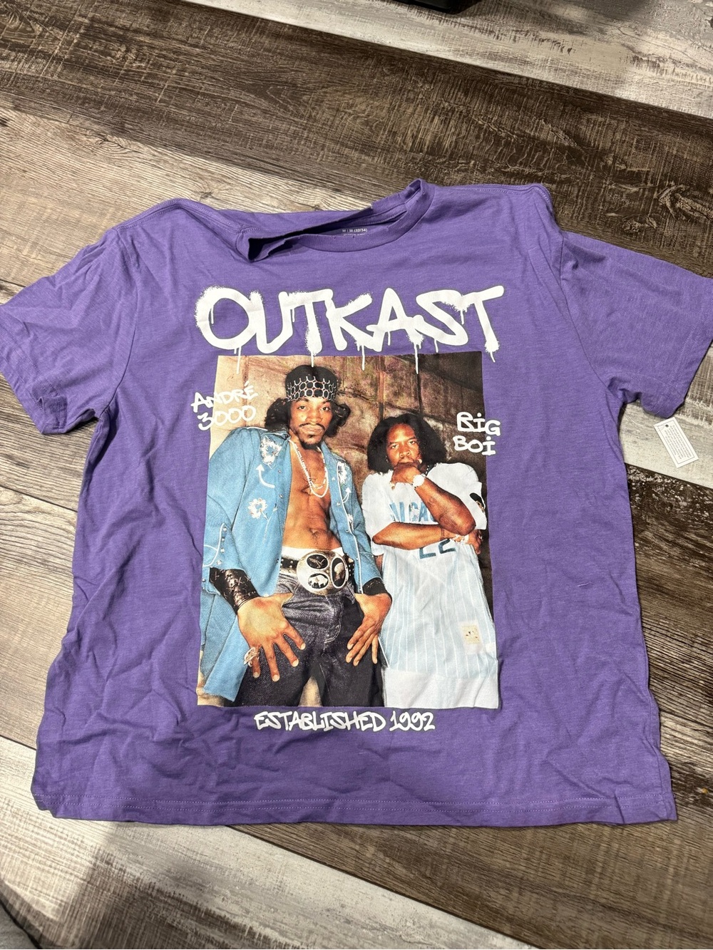 OutKast Purple Graphic T-Shirt - Band Print